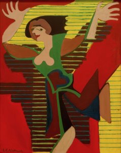 Springende danseres. Gret Palucca