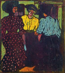 Drie Vrouwen Praten, 1907