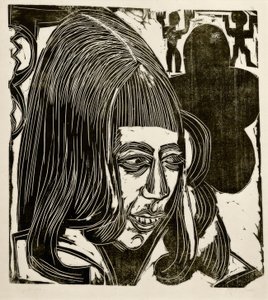 Dochter Sternheim door Ernst Ludwig Kirchner