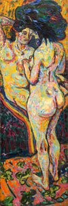 Twee Naakten door Ernst Ludwig Kirchner