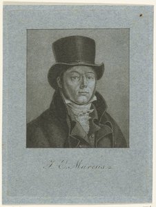 Portret van Jacob Ernst Marcus door Ernst Willem Jan Bagelaar