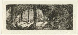 Ruïne van Fort Sint-Pieter bij Maastricht door Ernst Willem Jan Bagelaar