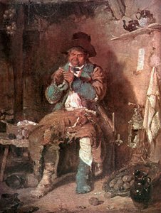 Ongemakken van een eenzaam leven (kleurenlitho)