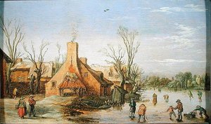 Een Dorp in de Winter, 1623