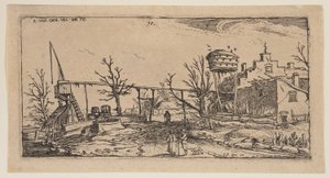 Landschap met een brouwerij, van Landschappen