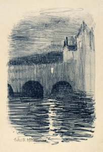 Pulteney Bridge, Bath--Schemering