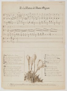 Per la Nativita di Nostro Signore liedblad, c.1868-1882 door Esther Frances Alexander