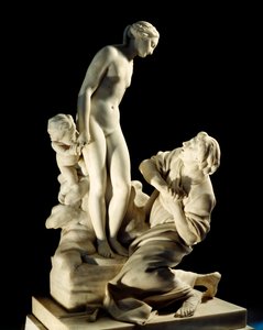 Pygmalion en Galatea door Etienne Maurice Falconet