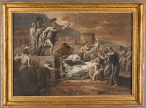 Horatius Doodt zijn Zus Camilla na de Nederlaag van de Curiatii