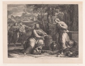 Christus en de Samaritaanse vrouw bij de put