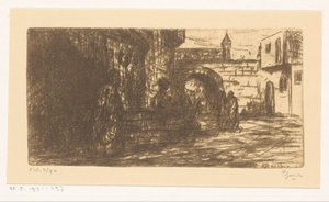 Oberammergau door Etienne Bosch (signed by artist)