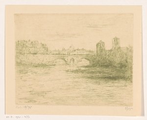 Tiber, Rome door Etienne Bosch (signed by artist)