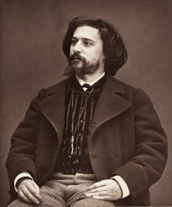 Alphonse Daudet Franse romanschrijver, 1849-1897, ca. 1876 door Etienne Carjat