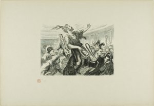 Op het operabal - Vastentijd - Leve de chic geklede menigte! door Etienne Carjat