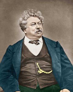 Portret van Alexandre Dumas Père door Carjat. door Etienne Carjat