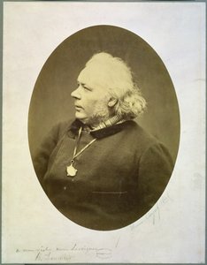 Portret van Honore Daumier (1808-79) 1861 door Etienne Carjat
