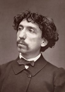 Portret van de architect Charles Garnier, c.1875 door Etienne Carjat