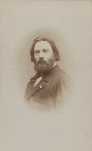 Portret van de pianist en componist Émile Prudent 1817-1863, ca. 1860 door Etienne Carjat