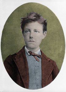 Portret van Arthur Rimbaud (1854-1891), Franse dichter, op 17-jarige leeftijd, door Carjat.