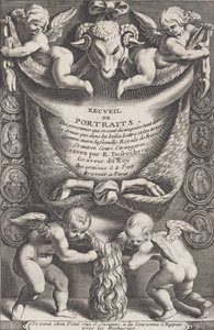 Frontispice uit Collectie van Portretten, 1714-41
