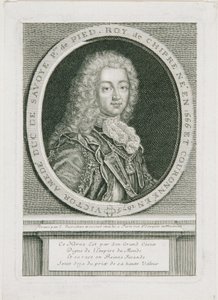 Victor Amadeus II hertog van Savoye, koning van Sicilië en eerste koning van Piemonte-Sardinië