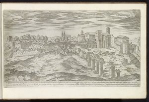 Monte Celio te Rome door Etienne Duperac