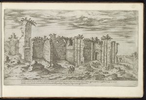 Ruïnes van de Thermen van Caracalla te Rome door Etienne Duperac