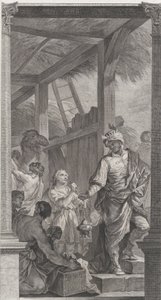 De Kapel van de Enfants-Trouvés in Parijs: De Wijze Koning Balthazar en zijn gevolg, 1752