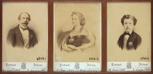 Portret van de familie Imperiale door Etienne & Neurdein Louis Antonin (1846-p. 1915) Neurdein
