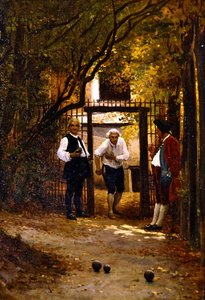 Jeu de boules spelen door Etienne Prosper Berne Bellecour