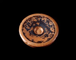 Etruskische beschaving: terracotta snijfragment gewijd aan de godin Demeter 550-530 v.Chr. - Uit Gravisca, Italië door Etruscan