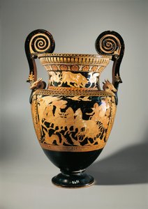 Italië, Lazio, Civita Castellana, Falerii, Volute krater door Etruscan