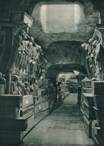 Catacomben van de Kapucijnen, Palermo, Sicilië, Italië, 1927
