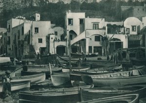 Marina Grande, Capri, Italië door Eugen Poppel