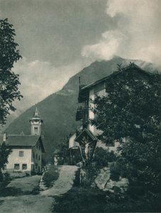 Weg naar Kasteel Tirol, Merano, Zuid-Tirol, Italië, 1927