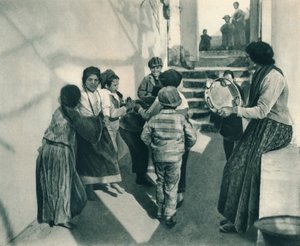 Tarantella, Capri, Italië, 1927