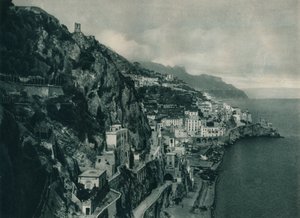 Uitzicht op Amalfi, Italië, 1927