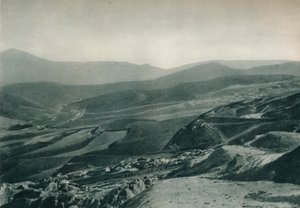 Uitzicht op de zwavelmijnen, Agrigento, Sicilië, Italië, 1927 door Eugen Poppel