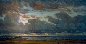 Jagende wolken door Eugen Prinz von Schweden