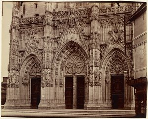 Abbeville, Saint-Vulfran door Eugène Atget
