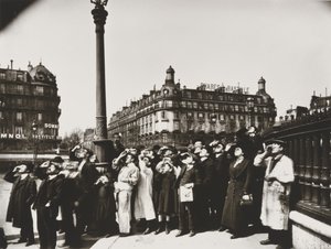 Zonsverduistering, 1911 door Eugène Atget