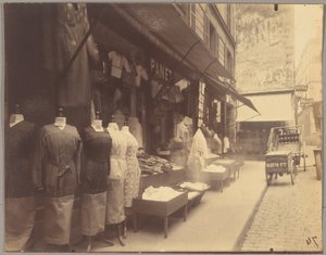 Rue Mouffetard door Eugène Atget