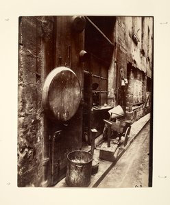Rue de La Reynie (koperslagerij, rue de la Reynie) door Eugène Atget