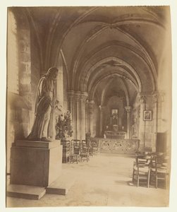 Saint-Julien-le-Pauvre door Eugène Atget