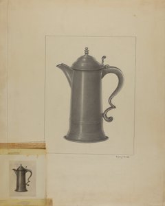 Pewter Kruik door Eugene Barrell