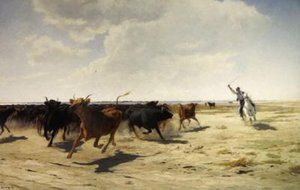 De roundup door Eugene Burnand