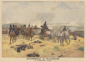 Maarschalk Massena bij de Slag bij Wagram, 6 juli 1809