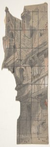 Ontwerp voor een toneeldecor in de Opéra, Parijs, 1830-90