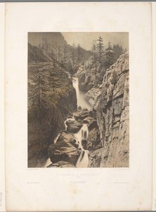 Zicht op de Bérard-waterval