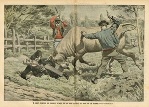 Illustratie van Eugene Damblans (1865-1945) in Le Pelerin door Eugene Damblans